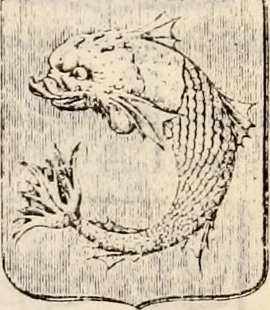 An illustration from Traité complet de la science du blason : à l'usage des bibliophiles, archéologues, amateurs d'objets d'art et de curiosité, numismates, archivistes, artistes, etc., 1880, leaf 258