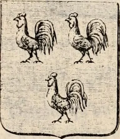 An illustration from Traité complet de la science du blason : à l'usage des bibliophiles, archéologues, amateurs d'objets d'art et de curiosité, numismates, archivistes, artistes, etc., 1880, leaf 268
