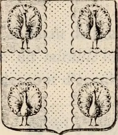 An illustration from Traité complet de la science du blason : à l'usage des bibliophiles, archéologues, amateurs d'objets d'art et de curiosité, numismates, archivistes, artistes, etc., 1880, leaf 272