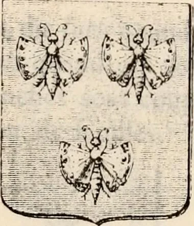 An illustration from Traité complet de la science du blason : à l'usage des bibliophiles, archéologues, amateurs d'objets d'art et de curiosité, numismates, archivistes, artistes, etc., 1880, leaf 274