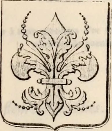An illustration from Traité complet de la science du blason : à l'usage des bibliophiles, archéologues, amateurs d'objets d'art et de curiosité, numismates, archivistes, artistes, etc., 1880, leaf 280