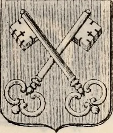 An illustration from Traité complet de la science du blason : à l'usage des bibliophiles, archéologues, amateurs d'objets d'art et de curiosité, numismates, archivistes, artistes, etc., 1880, leaf 300