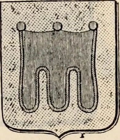 An illustration from Traité complet de la science du blason : à l'usage des bibliophiles, archéologues, amateurs d'objets d'art et de curiosité, numismates, archivistes, artistes, etc., 1880, leaf 304