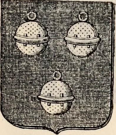 An illustration from Traité complet de la science du blason : à l'usage des bibliophiles, archéologues, amateurs d'objets d'art et de curiosité, numismates, archivistes, artistes, etc., 1880, leaf 306