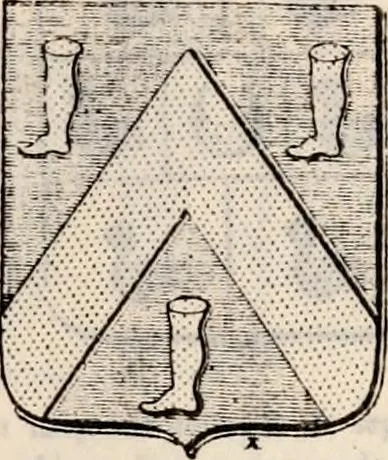 An illustration from Traité complet de la science du blason : à l'usage des bibliophiles, archéologues, amateurs d'objets d'art et de curiosité, numismates, archivistes, artistes, etc., 1880, leaf 310