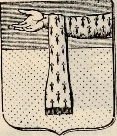 An illustration from Traité complet de la science du blason : à l'usage des bibliophiles, archéologues, amateurs d'objets d'art et de curiosité, numismates, archivistes, artistes, etc., 1880, leaf 314