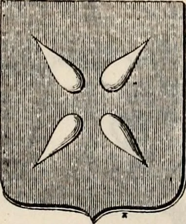 An illustration from Traité complet de la science du blason : à l'usage des bibliophiles, archéologues, amateurs d'objets d'art et de curiosité, numismates, archivistes, artistes, etc., 1880, leaf 318