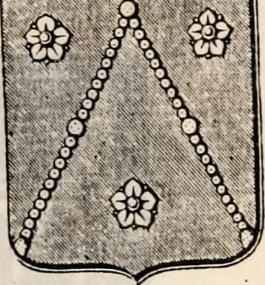 An illustration from Traité complet de la science du blason : à l'usage des bibliophiles, archéologues, amateurs d'objets d'art et de curiosité, numismates, archivistes, artistes, etc., 1880, leaf 320