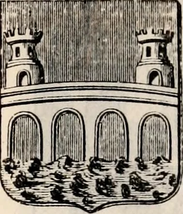 An illustration from Traité complet de la science du blason : à l'usage des bibliophiles, archéologues, amateurs d'objets d'art et de curiosité, numismates, archivistes, artistes, etc., 1880, leaf 322