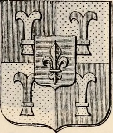 An illustration from Traité complet de la science du blason : à l'usage des bibliophiles, archéologues, amateurs d'objets d'art et de curiosité, numismates, archivistes, artistes, etc., 1880, leaf 324