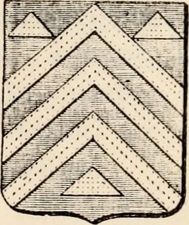 An illustration from Traité complet de la science du blason : à l'usage des bibliophiles, archéologues, amateurs d'objets d'art et de curiosité, numismates, archivistes, artistes, etc., 1880, leaf 326