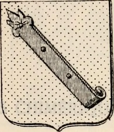 An illustration from Traité complet de la science du blason : à l'usage des bibliophiles, archéologues, amateurs d'objets d'art et de curiosité, numismates, archivistes, artistes, etc., 1880, leaf 328