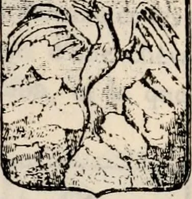 An illustration from Traité complet de la science du blason : à l'usage des bibliophiles, archéologues, amateurs d'objets d'art et de curiosité, numismates, archivistes, artistes, etc., 1880, leaf 332