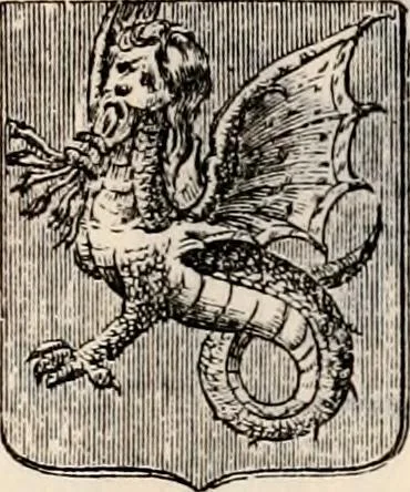 An illustration from Traité complet de la science du blason : à l'usage des bibliophiles, archéologues, amateurs d'objets d'art et de curiosité, numismates, archivistes, artistes, etc., 1880, leaf 338