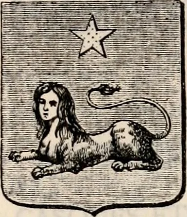An illustration from Traité complet de la science du blason : à l'usage des bibliophiles, archéologues, amateurs d'objets d'art et de curiosité, numismates, archivistes, artistes, etc., 1880, leaf 346