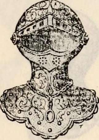 An illustration from Traité complet de la science du blason : à l'usage des bibliophiles, archéologues, amateurs d'objets d'art et de curiosité, numismates, archivistes, artistes, etc., 1880, leaf 352