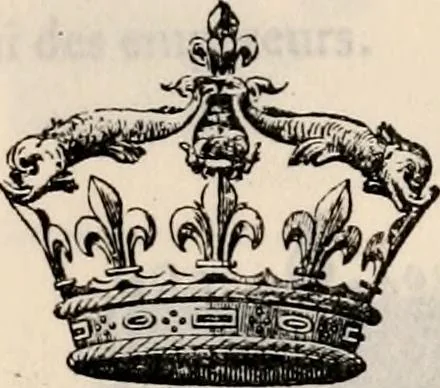 An illustration from Traité complet de la science du blason : à l'usage des bibliophiles, archéologues, amateurs d'objets d'art et de curiosité, numismates, archivistes, artistes, etc., 1880, leaf 372