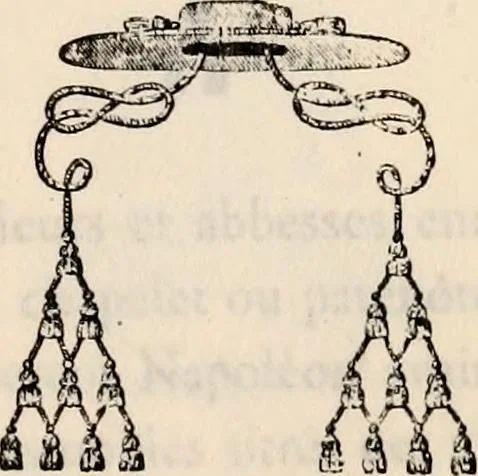 An illustration from Traité complet de la science du blason : à l'usage des bibliophiles, archéologues, amateurs d'objets d'art et de curiosité, numismates, archivistes, artistes, etc., 1880, leaf 384