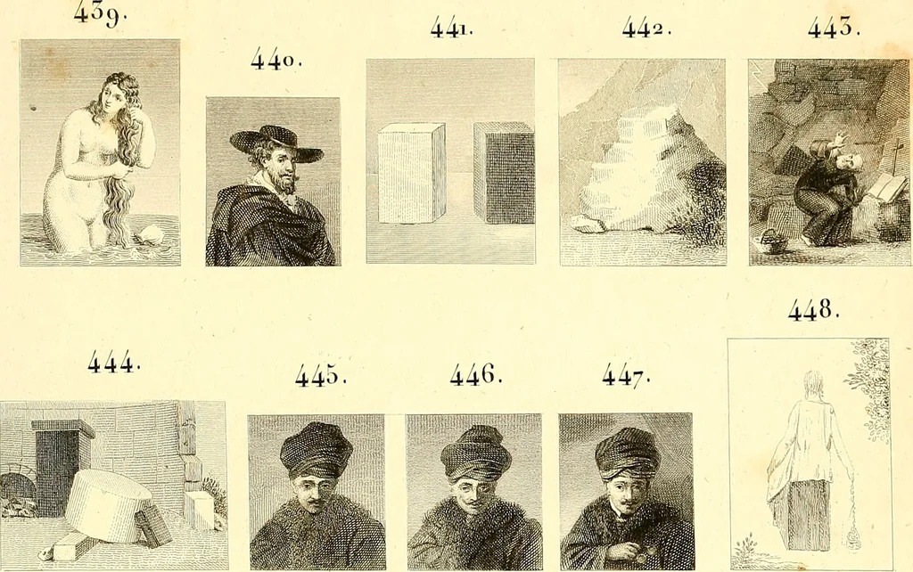 An illustration from Traité complet de la peinture, 1829, leaf 186