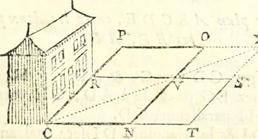 An illustration from Traité de geometrie, 1690, leaf 112