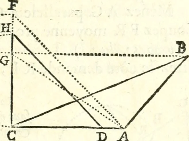 An illustration from Traité de geometrie, 1690, leaf 116