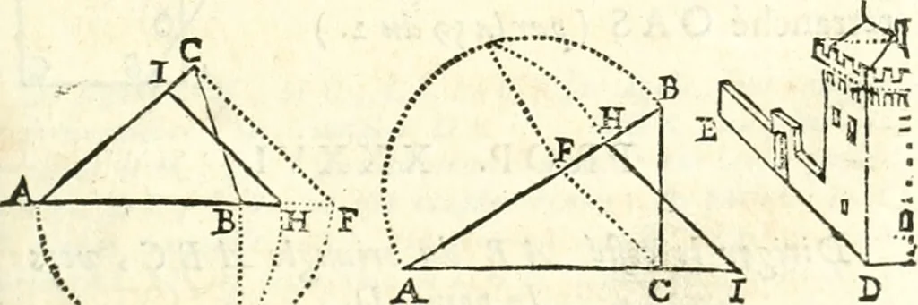 An illustration from Traité de geometrie, 1690, leaf 116