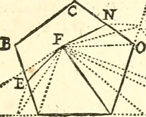 An illustration from Traité de geometrie, 1690, leaf 138