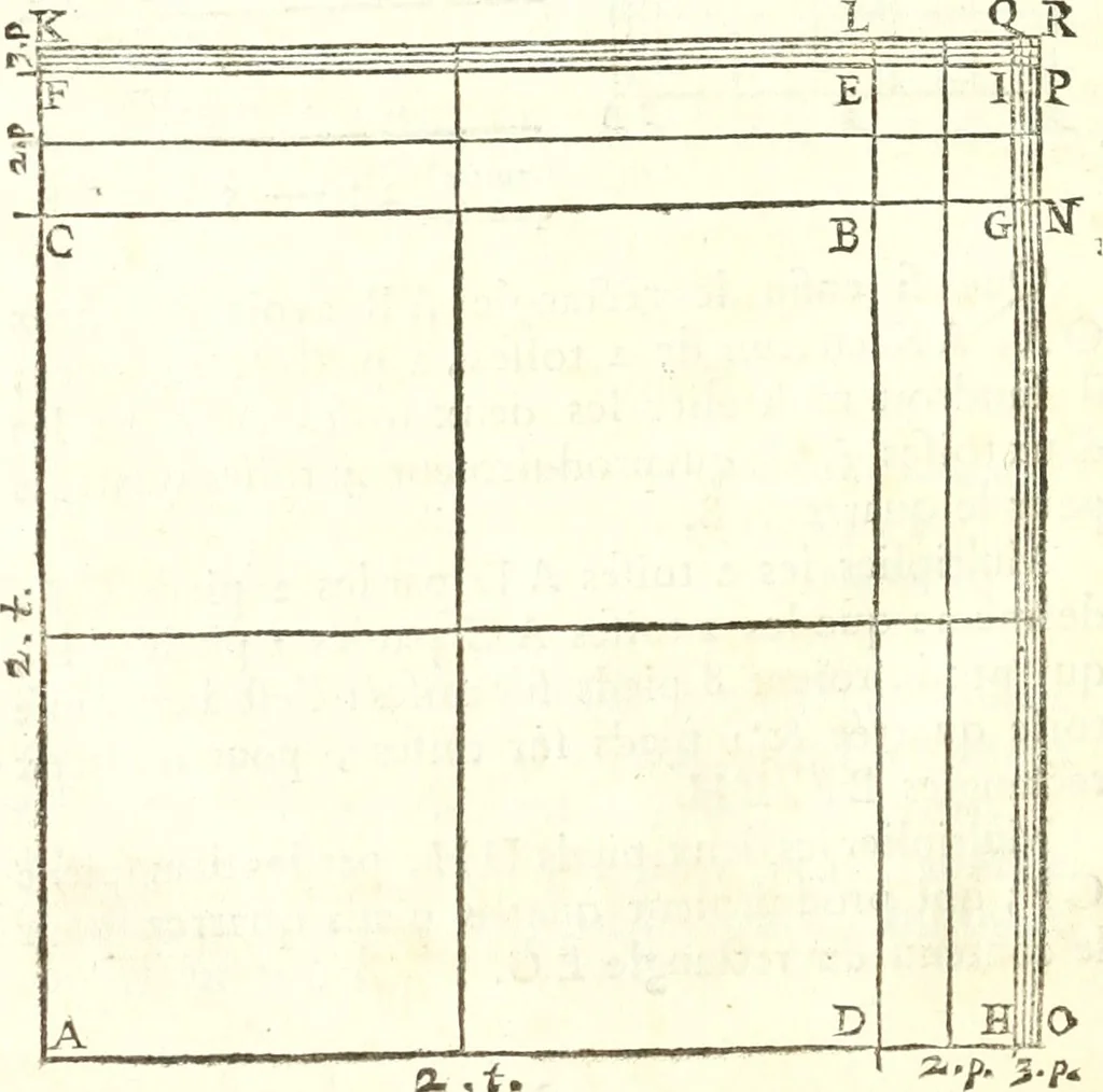 An illustration from Traité de geometrie, 1690, leaf 169