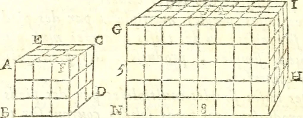 An illustration from Traité de geometrie, 1690, leaf 205