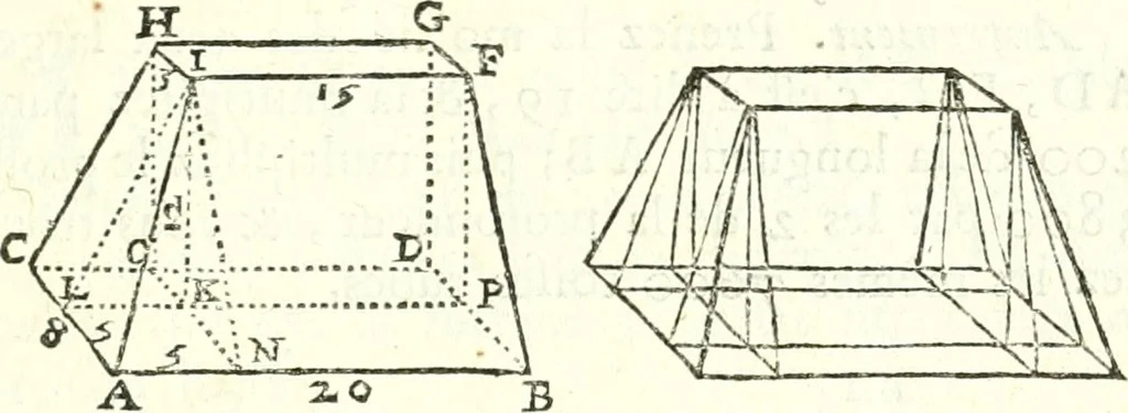 An illustration from Traité de geometrie, 1690, leaf 216