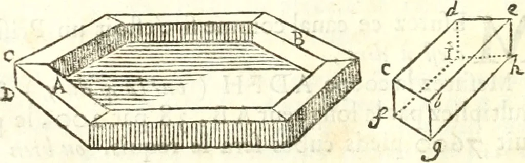 An illustration from Traité de geometrie, 1690, leaf 217