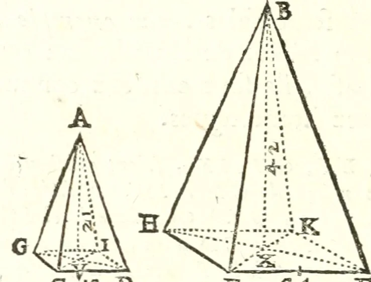 An illustration from Traité de geometrie, 1690, leaf 227