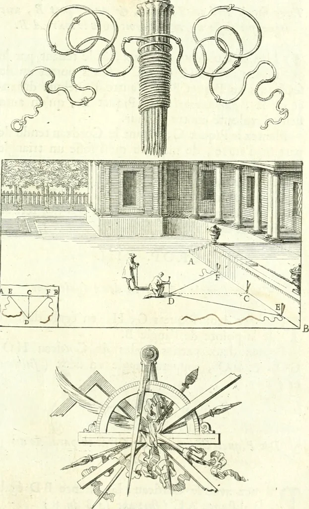 An illustration from Traité de geometrie, 1690, leaf 230