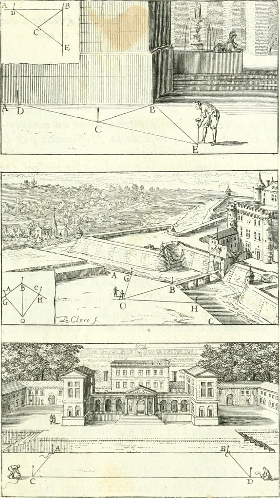 An illustration from Traité de geometrie, 1690, leaf 232