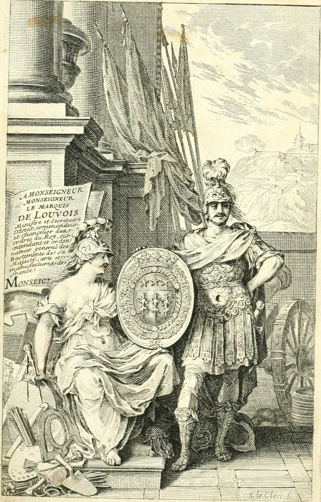 An illustration from Traité de geometrie, 1690, leaf 6
