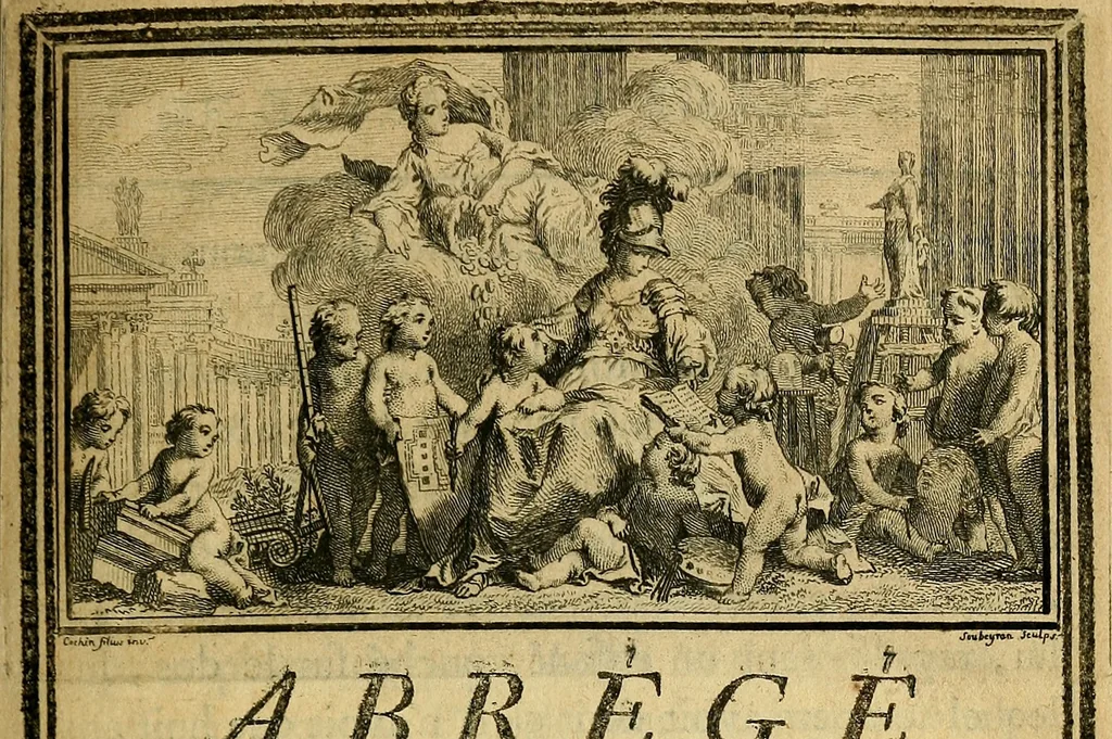 An illustration from Traité de géométrie theorique et pratique : a l'usage des artistes, 1764, leaf 14