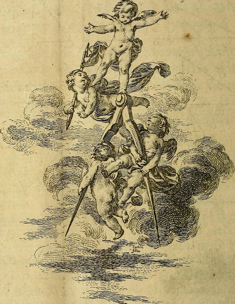 An illustration from Traité de géométrie theorique et pratique : a l'usage des artistes, 1764, leaf 249
