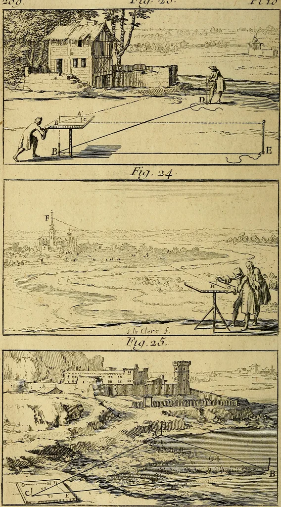 An illustration from Traité de géométrie theorique et pratique : a l'usage des artistes, 1764, leaf 319