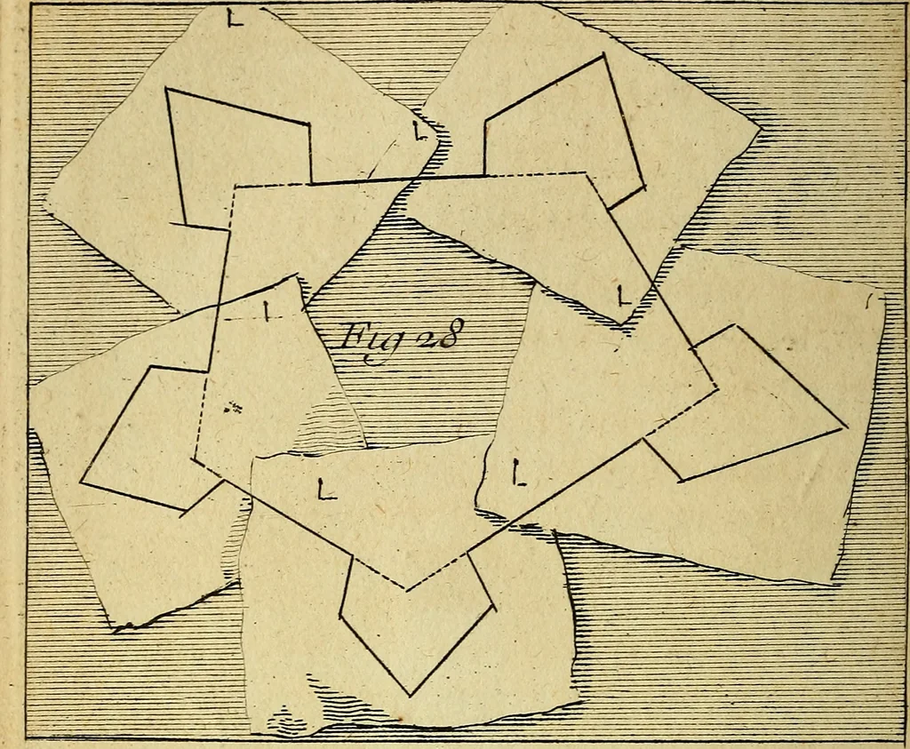 An illustration from Traité de géométrie theorique et pratique : a l'usage des artistes, 1764, leaf 323