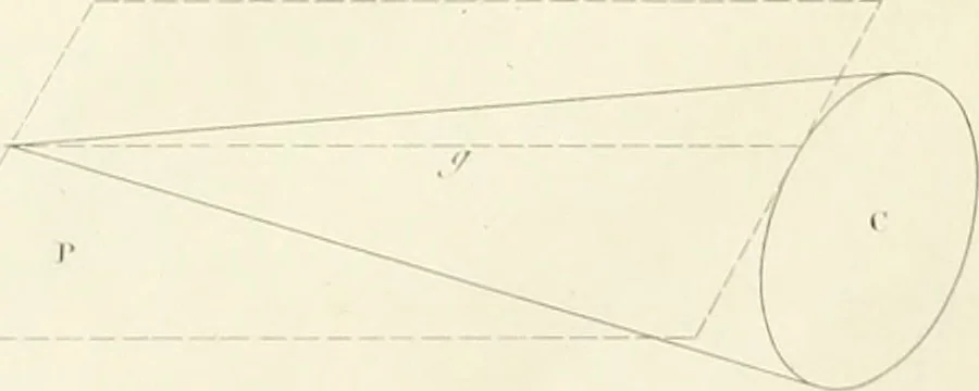 An illustration from Traité de géométrie descriptive. 3. ed., rev. et augm. de la théorie de l'intersection de deux polyèdres, 1891, leaf 65