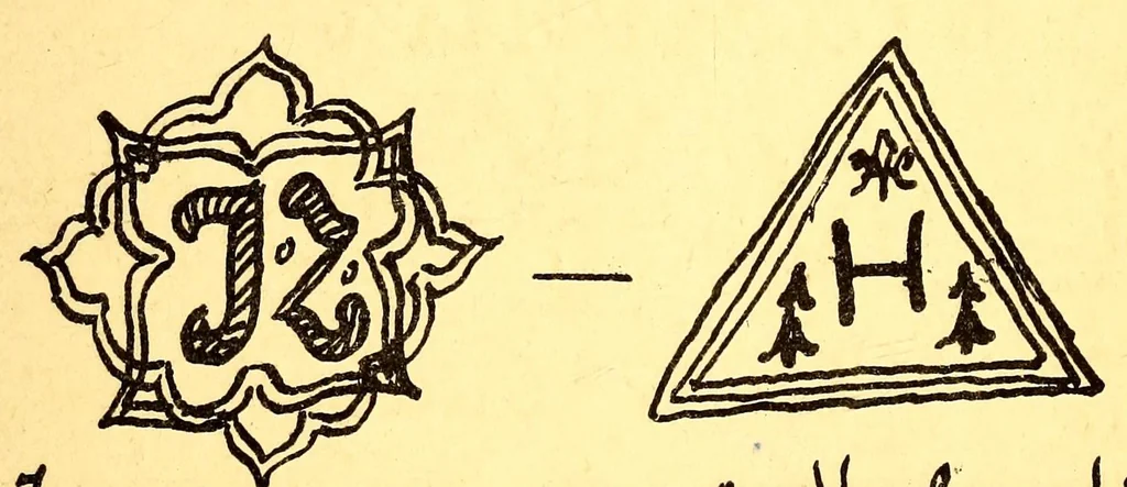 An illustration from Traité de la fabrication et de la réparation des faïences et objets d'art : avec un appendice contenant toutes les marques des faïences et porcelaines françaises, 1897, leaf 111