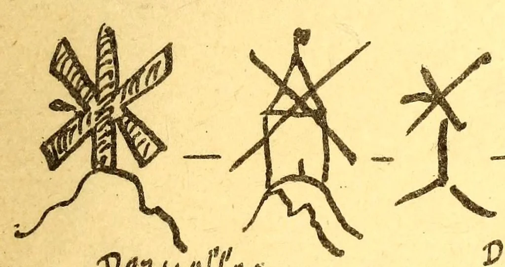 An illustration from Traité de la fabrication et de la réparation des faïences et objets d'art : avec un appendice contenant toutes les marques des faïences et porcelaines françaises, 1897, leaf 115