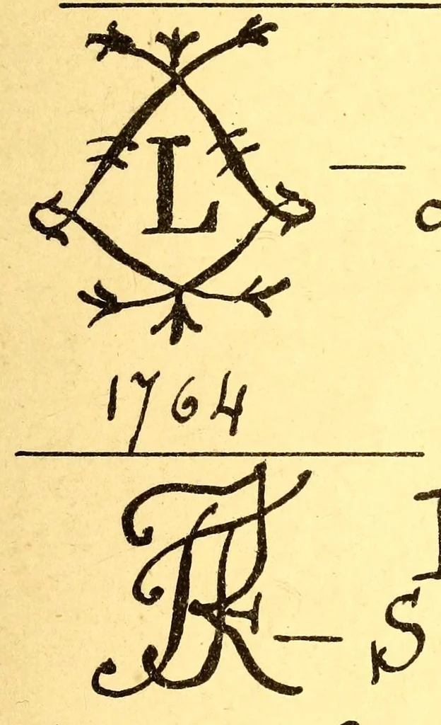 An illustration from Traité de la fabrication et de la réparation des faïences et objets d'art : avec un appendice contenant toutes les marques des faïences et porcelaines françaises, 1897, leaf 121