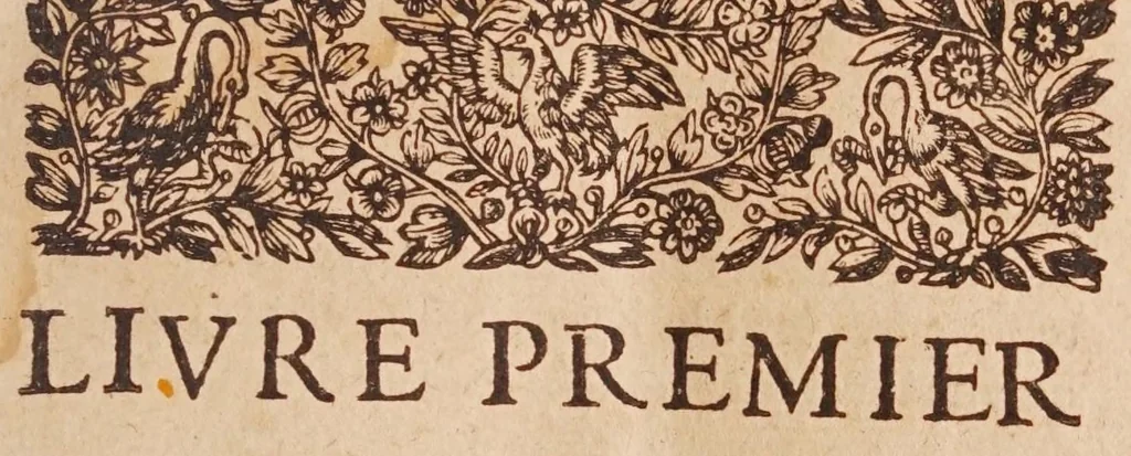 An illustration from Traité de l'harmonie vniverselle : où est contenu la musique theorique & pratique des anciens & modernes, auec les causes de ses effets : enrichie de raisons prises de la philosophie, & des mathematiques, 1627, leaf 33