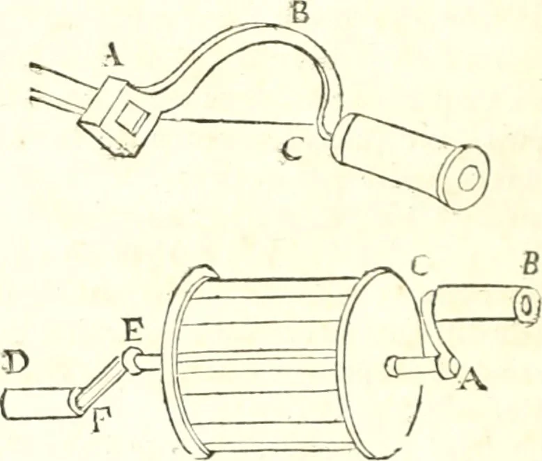 An illustration from Traité de mecanique, ou l'on explique tout ce qui est necessaire dans la pratique des arts, & les proprietés des corps pesans lesquelles ont un plus grand usage dans la physique, 1729, leaf 167