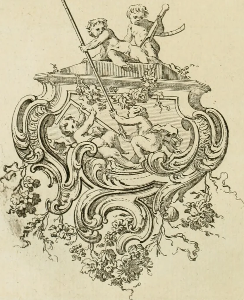 An illustration from Traité de perspective a l'usage des artistes : où l'on démontre géométriquement toutes les pratiques de cette science, & où l'on enseigne, selon la méthode de M. le Clerc, à mettre toutes sortes d'objets en perspective, leur reverbération dans l'eau, & leurs ombres, tant au soleil qu'au flambeau, 1750, leaf 107