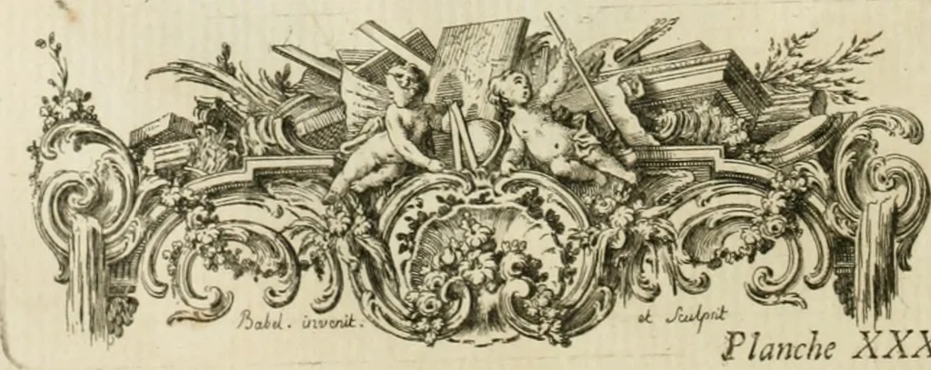 An illustration from Traité de perspective a l'usage des artistes : où l'on démontre géométriquement toutes les pratiques de cette science, & où l'on enseigne, selon la méthode de M. le Clerc, à mettre toutes sortes d'objets en perspective, leur reverbération dans l'eau, & leurs ombres, tant au soleil qu'au flambeau, 1750, leaf 115