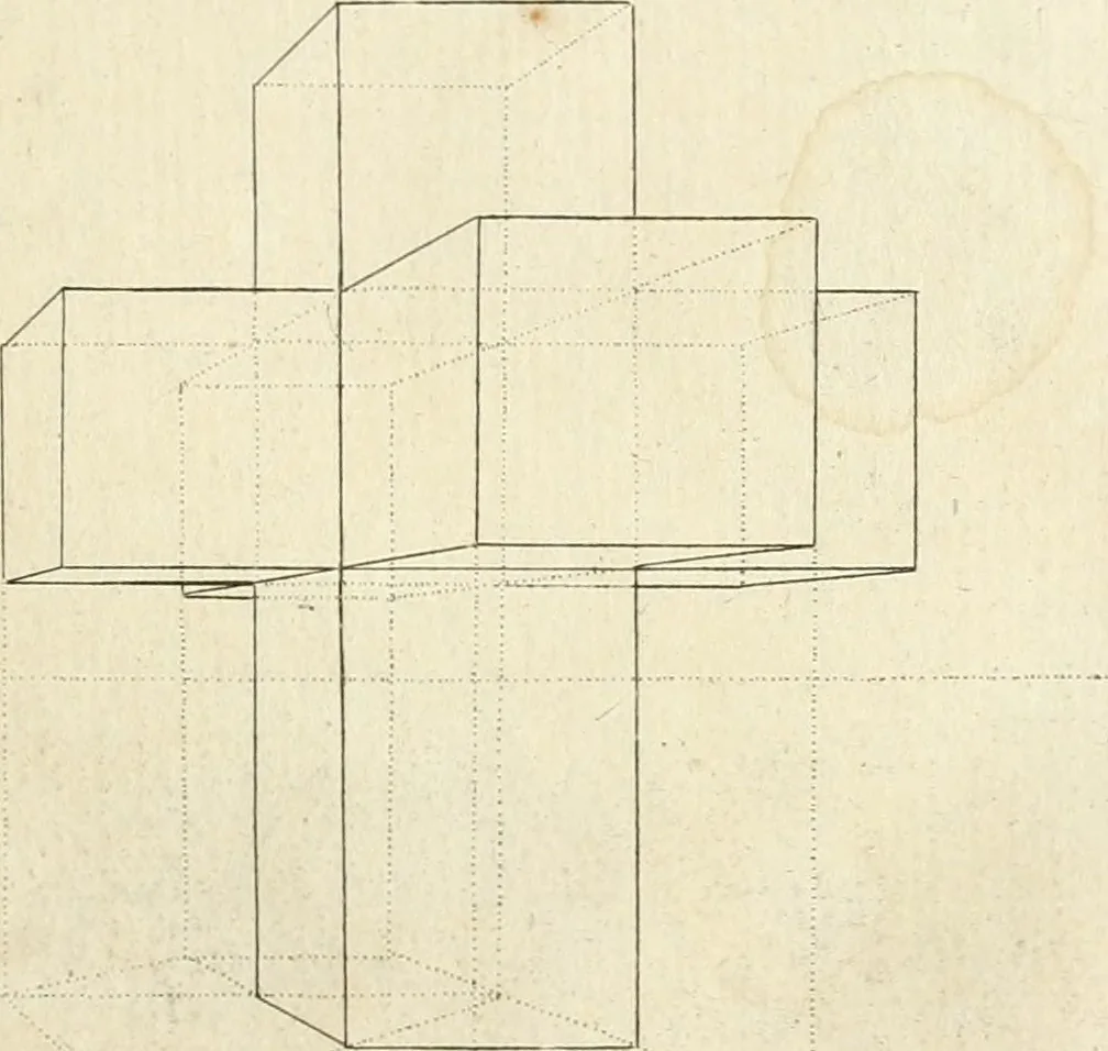 An illustration from Traité de perspective a l'usage des artistes : où l'on démontre géométriquement toutes les pratiques de cette science, & où l'on enseigne, selon la méthode de M. le Clerc, à mettre toutes sortes d'objets en perspective, leur reverbération dans l'eau, & leurs ombres, tant au soleil qu'au flambeau, 1750, leaf 140
