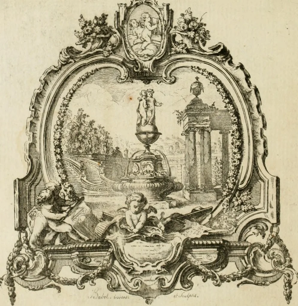 An illustration from Traité de perspective a l'usage des artistes : où l'on démontre géométriquement toutes les pratiques de cette science, & où l'on enseigne, selon la méthode de M. le Clerc, à mettre toutes sortes d'objets en perspective, leur reverbération dans l'eau, & leurs ombres, tant au soleil qu'au flambeau, 1750, leaf 141