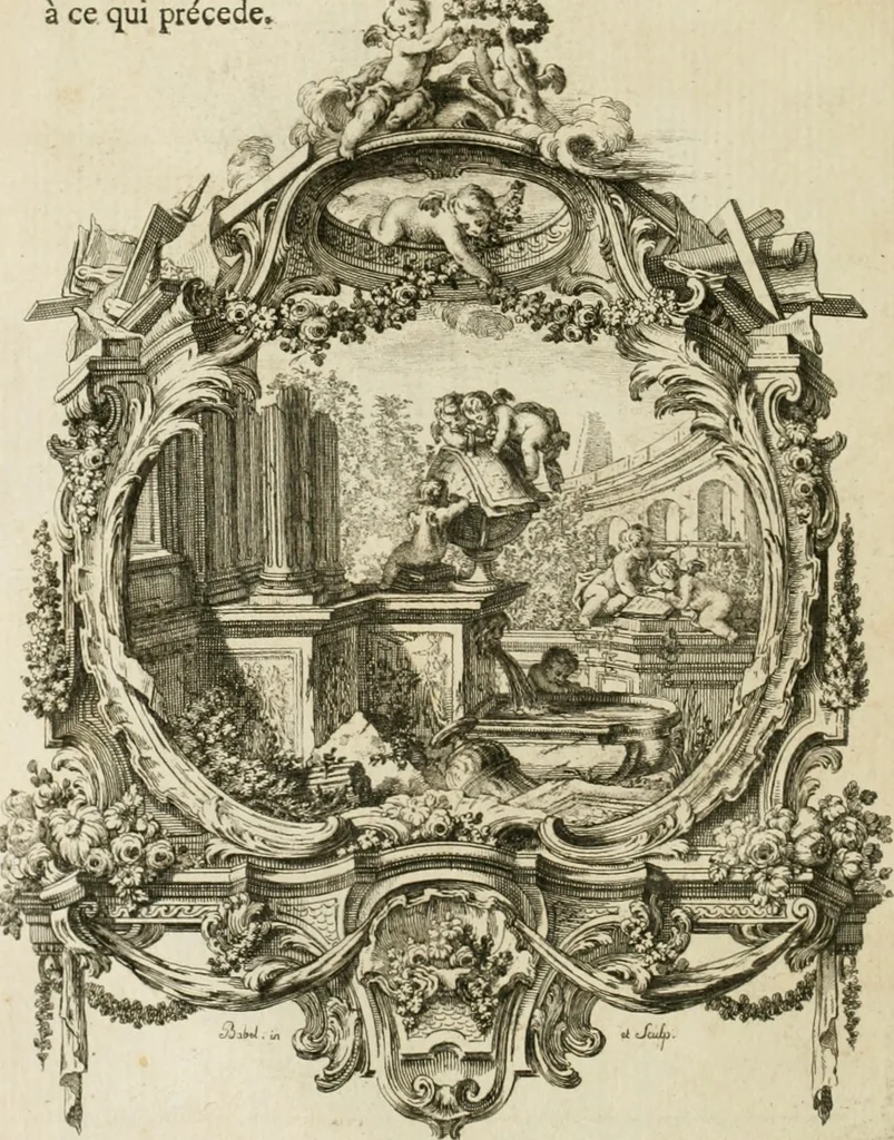 An illustration from Traité de perspective a l'usage des artistes : où l'on démontre géométriquement toutes les pratiques de cette science, & où l'on enseigne, selon la méthode de M. le Clerc, à mettre toutes sortes d'objets en perspective, leur reverbération dans l'eau, & leurs ombres, tant au soleil qu'au flambeau, 1750, leaf 143